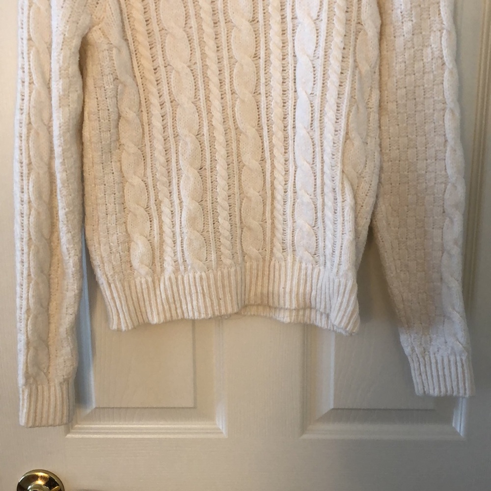 Cream Puff Sleeve Knit Sweater - Picture 8 of 9